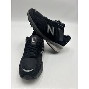 New Balance 990 v5 Women’s Size 8 2E Black Suede Leather Shoes MADE IN USA